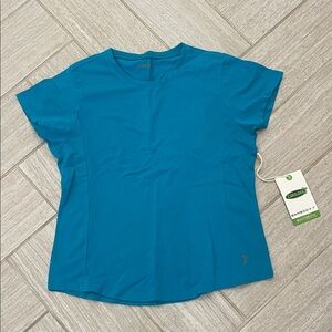 Women's Teal Short-Sleeve Cariloha Bamboo Tee